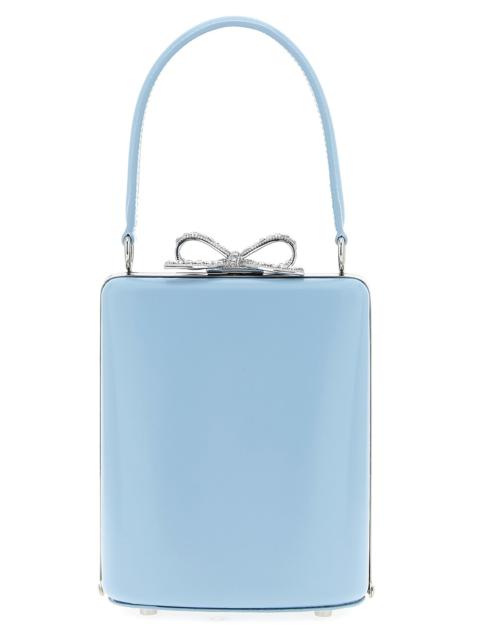 self-portrait Blue Leather Bag Hand Bags Light Blue