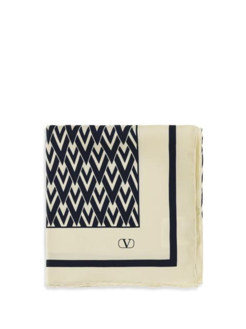 Valentino Valentino Garavani Toute La V Silk Scarf