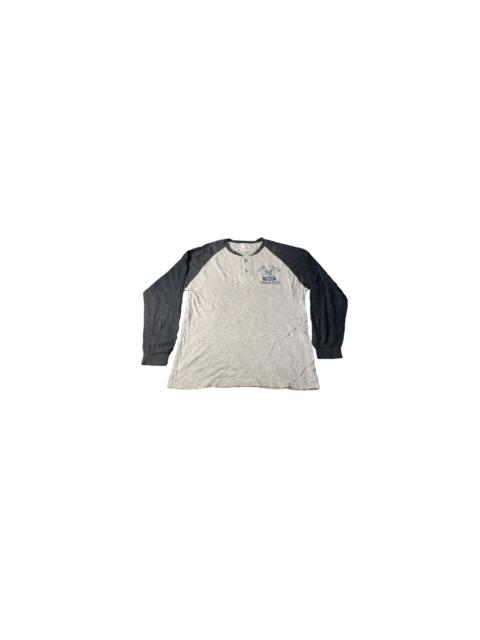 Other Designers MLB - New York Yankees Long Sleeve Raglan Half Button Tee
