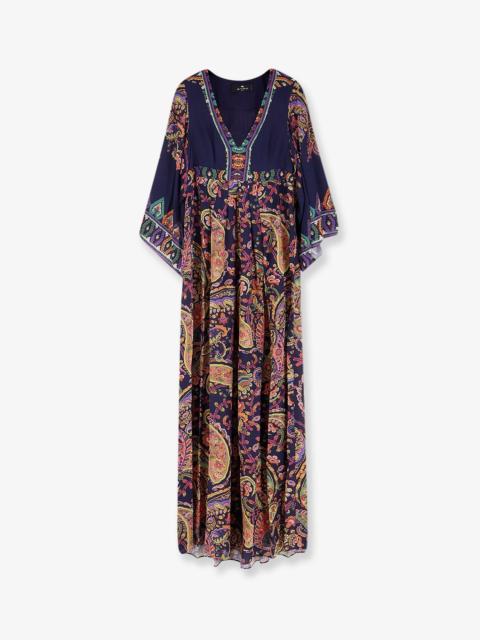 Etro Etro Multicolor Viscose Long Dress Women