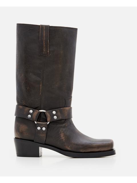 PARIS TEXAS Paris Texas Women Roxy Brushed Boot Heel 45