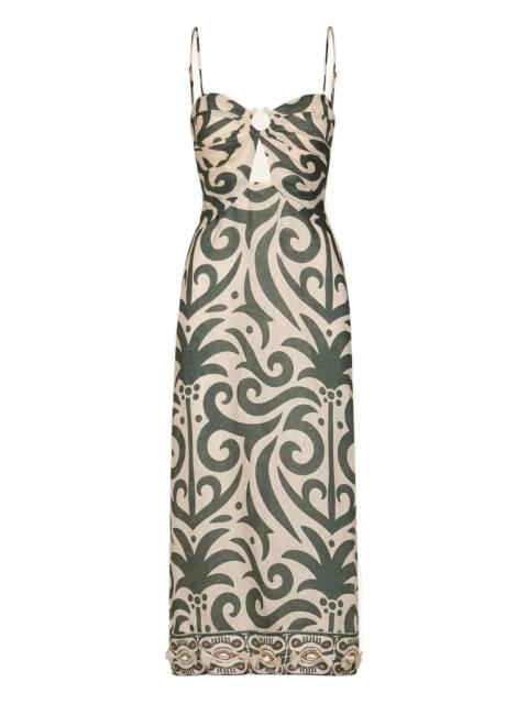 Johanna Ortiz Water Adventure midi dress