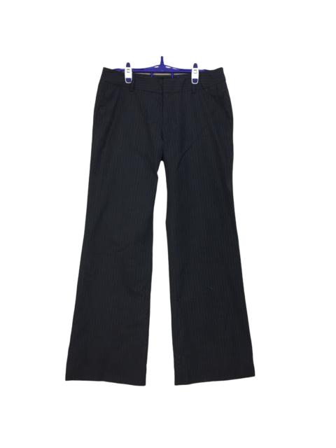 Yohji Yamamoto Vtg YOHJI YAMAMOTO INED Striped Pant Trouser Boot Cut