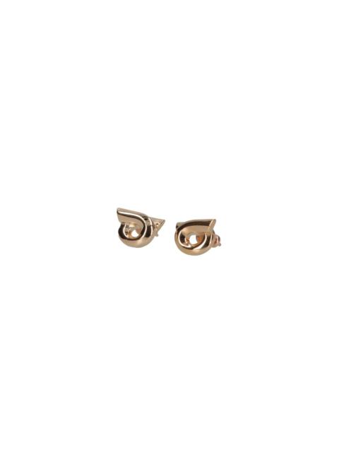 FERRAGAMO LOGO EARRINGS