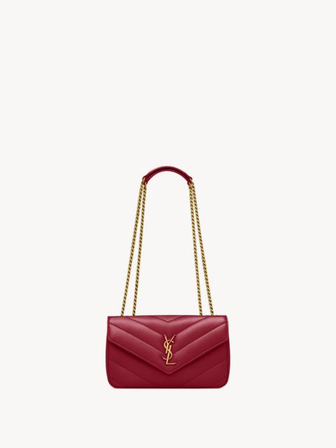 SAINT LAURENT LOULOU SMALL IN MATELASSÉ LAMBSKIN