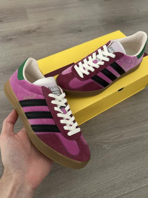 GUCCI Adidas x Gucci Gazelle Pink Velvet