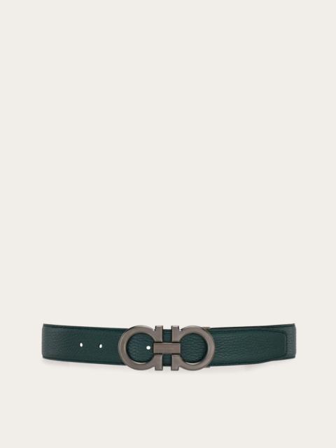 FERRAGAMO Reversible and adjustable Gancini belt