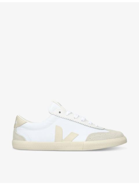 VEJA Women's Volley logo-embroidered canvas low-top trainers
