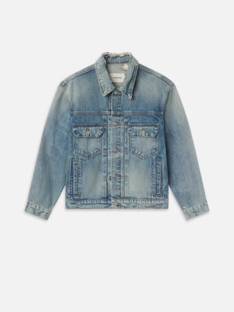 FRAME Vintage Wash Denim Jacket