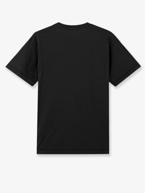 Stone Island Stone Island Cotton T-Shirt With Front Logo Patch