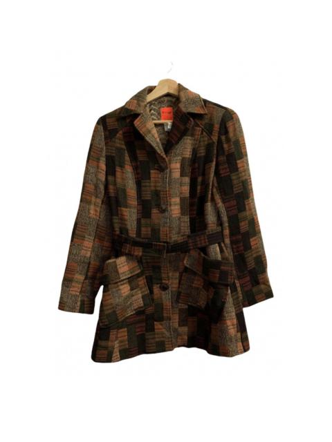 Other Designers Designer - Christian Lacroix Wool Patchwork Jacket