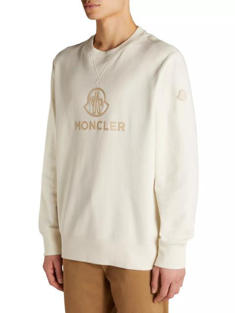 Moncler Cosston Cotton & Cashmere Logo Sweatshirt