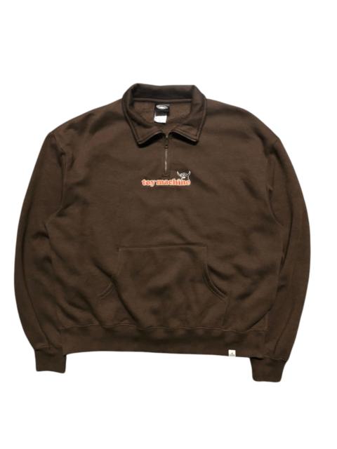 Other Designers Toy Machine Half Zipper Sweatshirt Center SpellOut With Logo