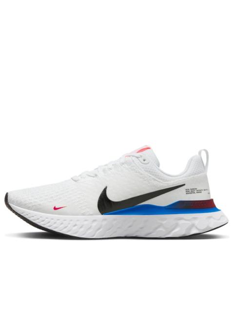 Nike Nike React Infinity Run Flyknit 3 'White Photo Blue Red' FJ3994-100