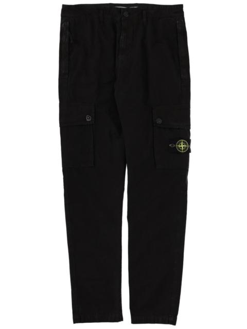 Stone Island COTTON CARGO PANTS WITH LOGO PATCH