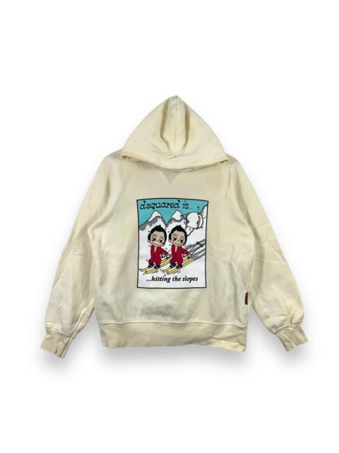 DSQUARED2 DSQUARED D2 Made In Italy White Hooded Sweatshirts