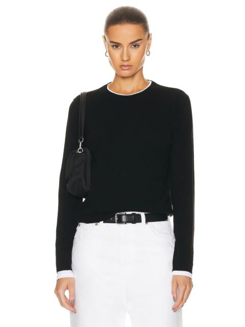 GUEST IN RESIDENCE Shrunken Crew Cashmere Top