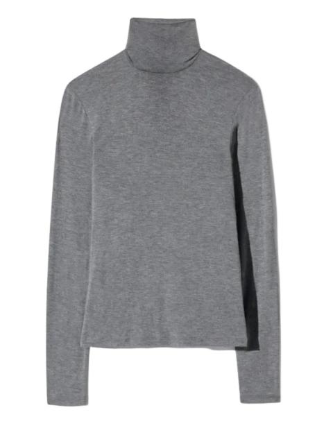 NILI LOTAN Keria Top in Dark Heather Grey