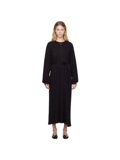BASERANGE Black Shaw Kaftan Midi Dress