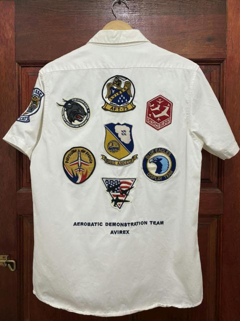 Avirex Us Air Force Shirt Patch Logo Rare Design