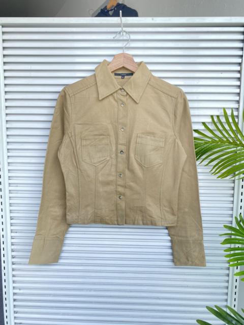 GUCCI Vintage Gucci Tom Ford Zamasport Denim Button Jacket