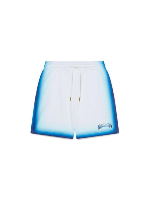 CASABLANCA Blue Fade Sweatshorts | Casablanca Paris