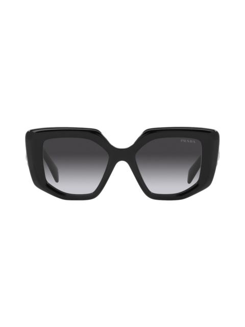 Prada 50mm Rectangular Sunglasses