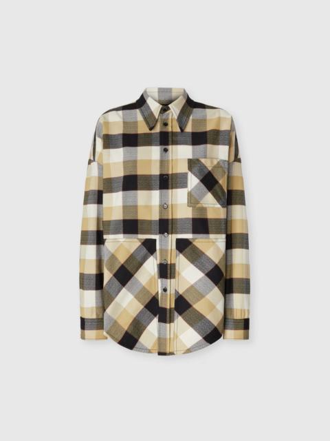 Missoni Missoni Oversized Check Shirt in Beige at Nordstrom