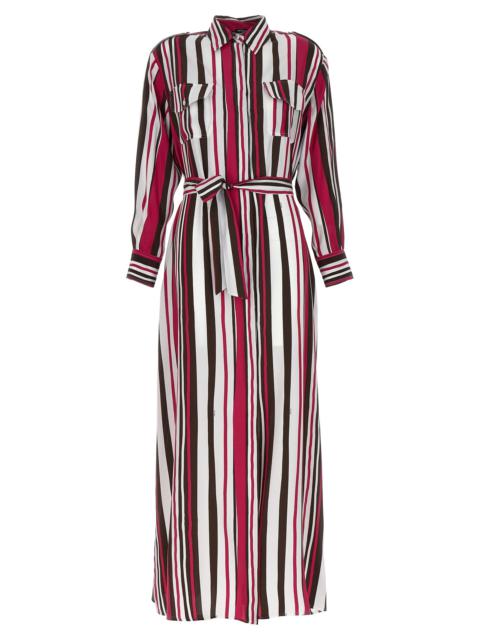 KITON - Kiton Women Striped Shirt Dress