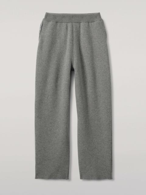 Johnstons of Elgin Double-Face Grey Joggers