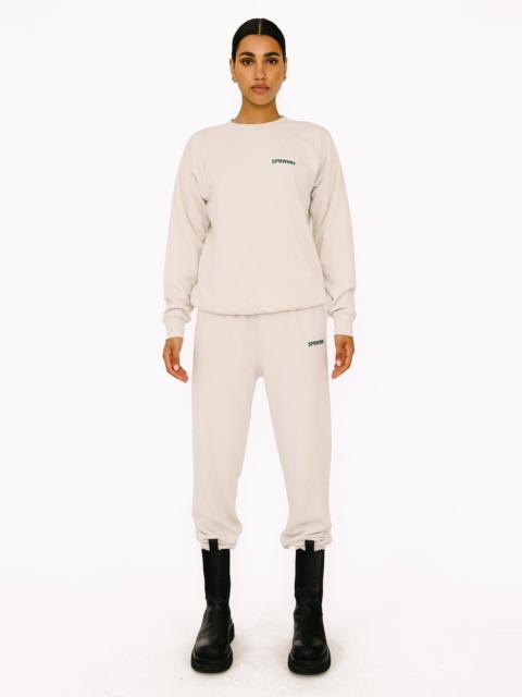 SPRWMN OFF WHITE LOGO SWEATPANTS