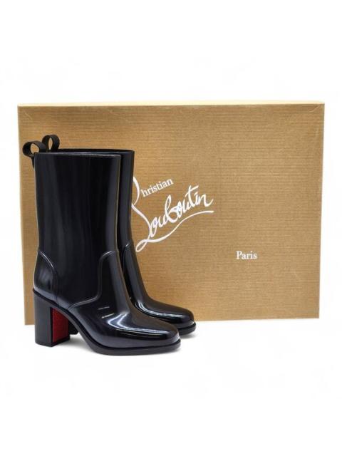 Christian Louboutin Christian Louboutin Loubirain PVC Rubber Women's Rain Boots Black EU 34 US 4 NWB