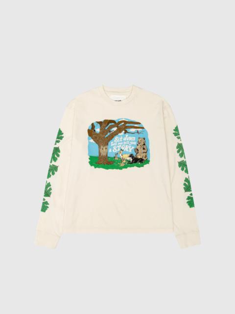 Story mfg. GRATEFUL L/S T-SHIRT "TREE TALES"