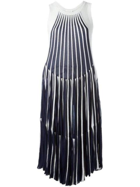 Chloé Vertical Stripe Midi Dress