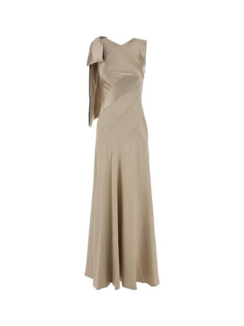Maison Margiela Maison Margiela Women Sand Satin Long Dress