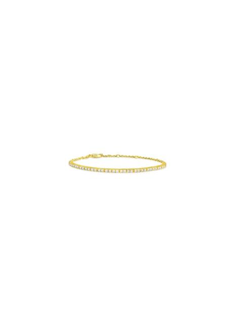 SPRWMN YELLOW GOLD DIAMOND TENNIS BRACELET