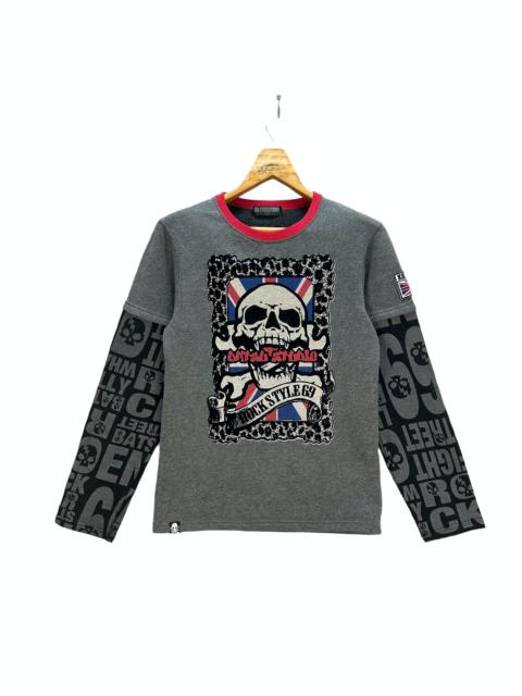 Other Designers Japanese Brand - BATSU STUDIO ROCK STYLE 69 LONG SLEEVE SHIRT #8050-198