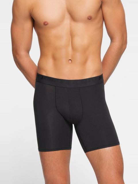SKIMS SKIMS 5-Inch Stretch Modal Boxer Briefs in Obsidian at Nordstrom