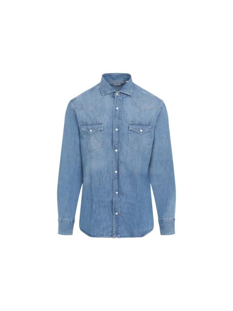 Brunello Cucinelli Brunello Cucinelli Denim Shirt Men