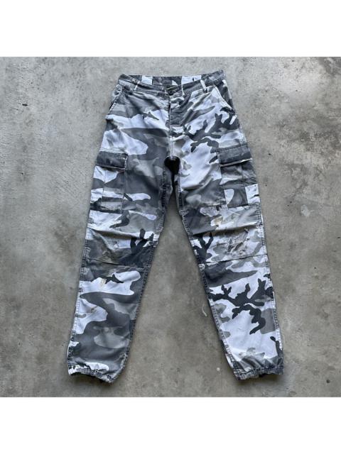 Other Designers Vintage - Vintage Camo Faded Double Knee Multipocket Cargo Combat Pant