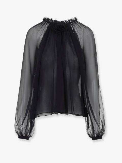 Other Designers Alberta Ferretti Women Chiffon Shirt