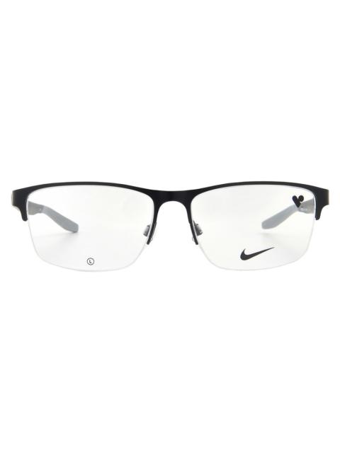 Nike Open Box - Nike Demo Rectangular Men's Eyeglasses NIKE 8153 001 55