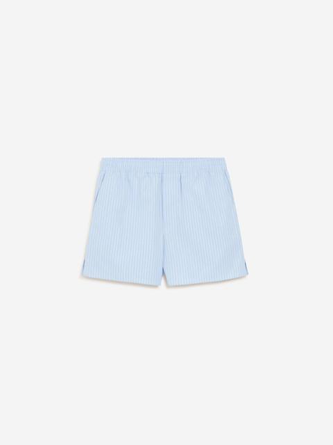 AMI Paris BLUE COTTON SHORTS