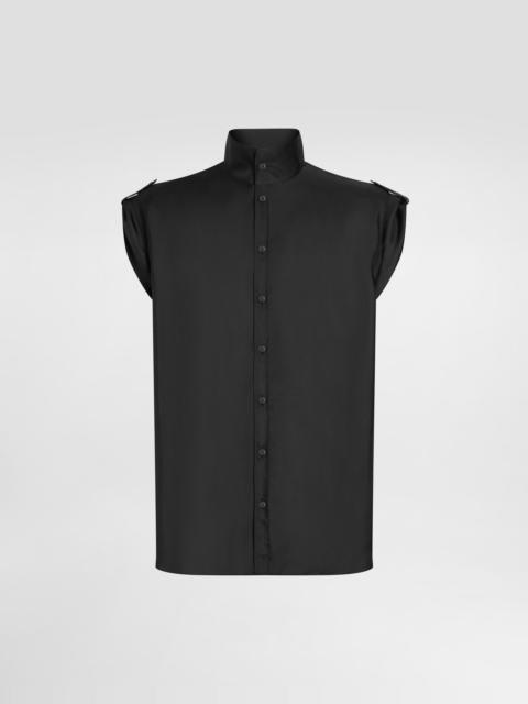 ACRONYM LA11-DS ノーカラージャケット ACRONYM LA11-DS schoeller® Dryskin™ Shirt Jacket Alpha Green