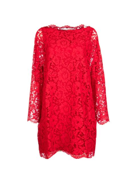 Valentino Valentino Garavani Floral-Lace Mini Dress