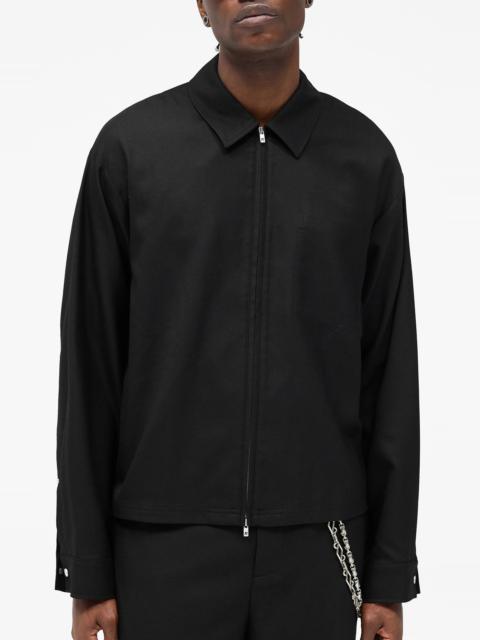 REPRESENT Represent Zip-Up Jacket in Jet Black at Nordstrom