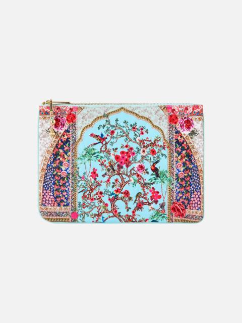 CAMILLA SMALL CANVAS CLUTCH