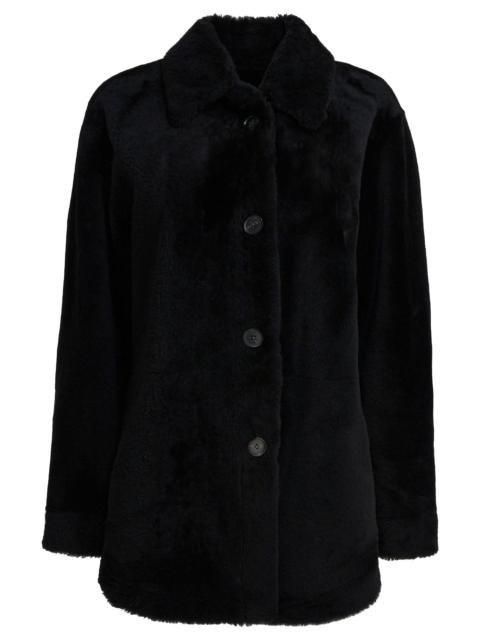 Other Designers Semper Long Reversible Leather Coat