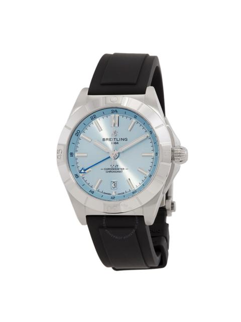 Breitling Chronomat GMT 40 Automatic Chronometer Ice Blue Dial Men's Watch P32398101C1S1