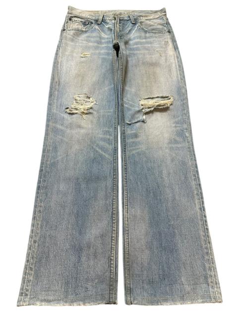Other Designers Distressed Denim - Vintage 90s Levis 502 Mud Faded Wash Distress Baggy Jeans